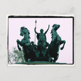 Boadicea Statue - Westminster Bridge - London Card Vykort