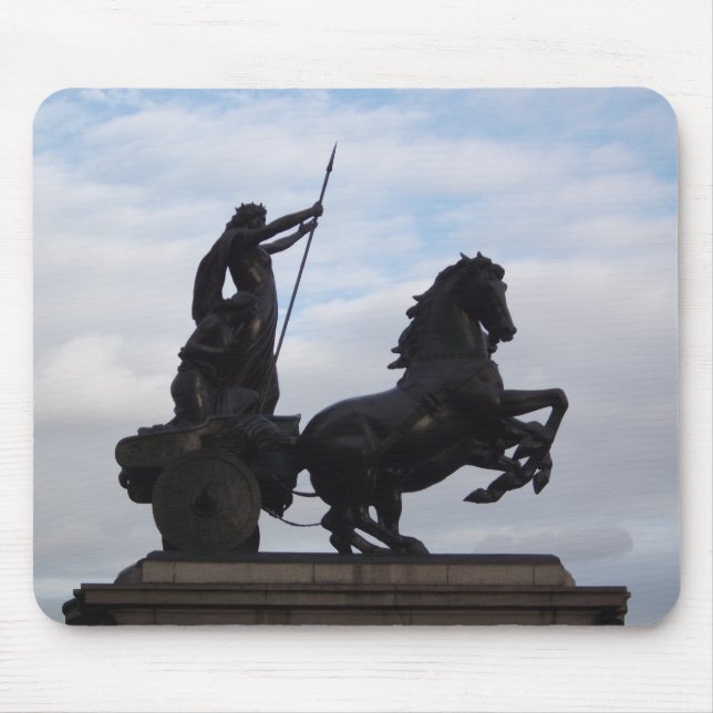 Boadicea staty Mousepad Musmatta (Framsidan)