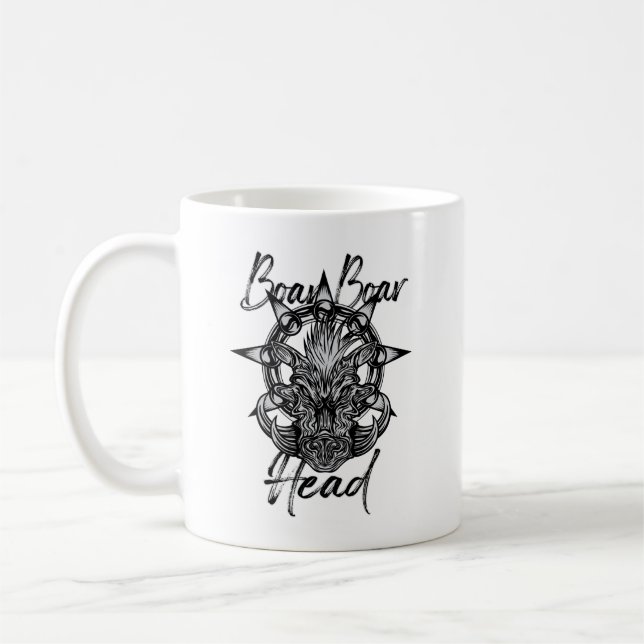 Boar Boar Head Kaffemugg (Vänster)