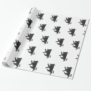 Boar Dansar Heraldry silhouette Presentpapper