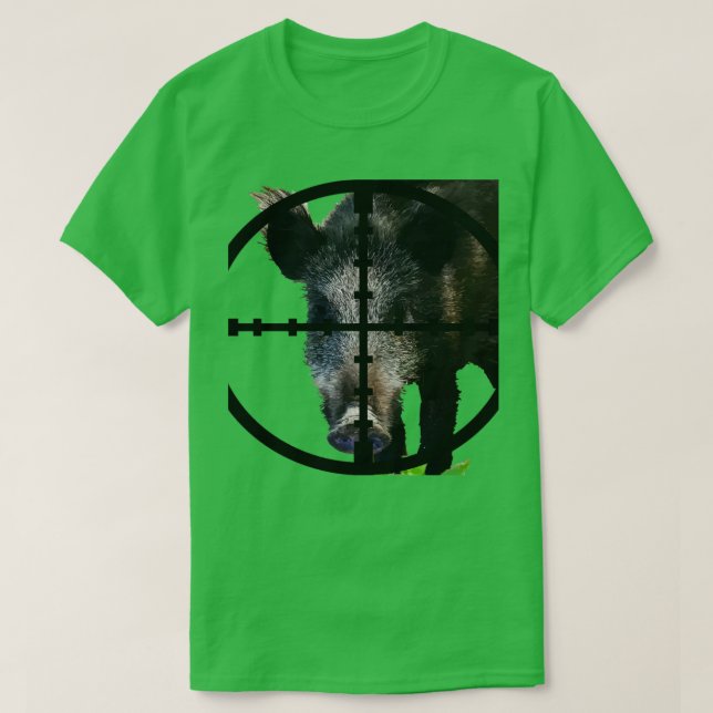 Boar för hjakt på Vild inom tillämpningsområdet ar T Shirt (Design framsida)