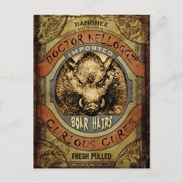 Boar Hairs Vykort (Framsida)