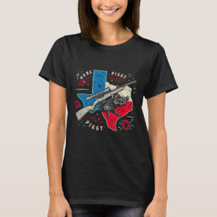 Boar Hunter Manar here Piggy Vintage Texas Vild Ho T Shirt