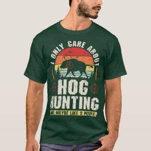 Boar Hunting Vintage Hog Hunter T Shirt
