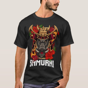 Boar Samurai T Shirt