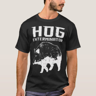 Boar Vild Gris Hunter Manar T Shirt