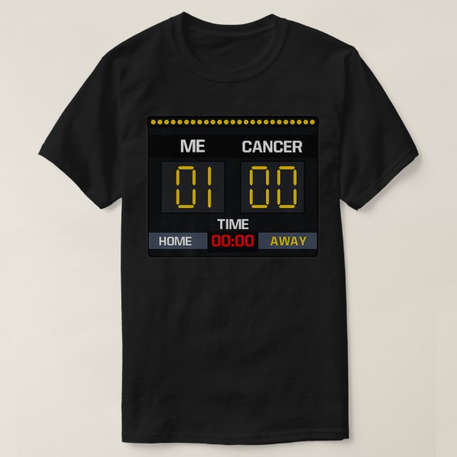 Board Cancer Awareness Design Me 1 Cancer 0 Premiu T Shirt (Design framsida)