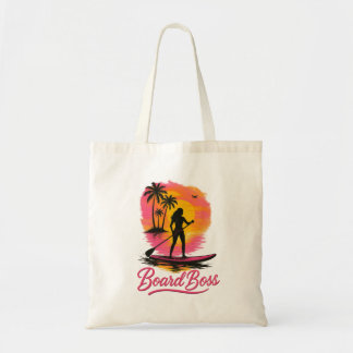 Board Chef SUP Girl Retro Sunset Tygkasse