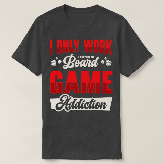 Board Game Addence Board Fläkt Tabletop T Shirt (Design framsida)