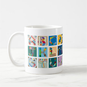 Board Game Alphabet Mugg