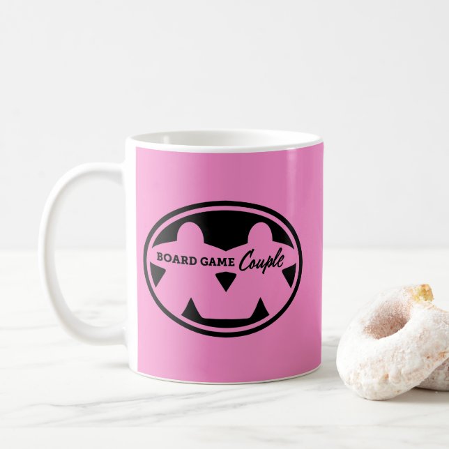 Board Game Couple Black Ram Mugg (Med munk)