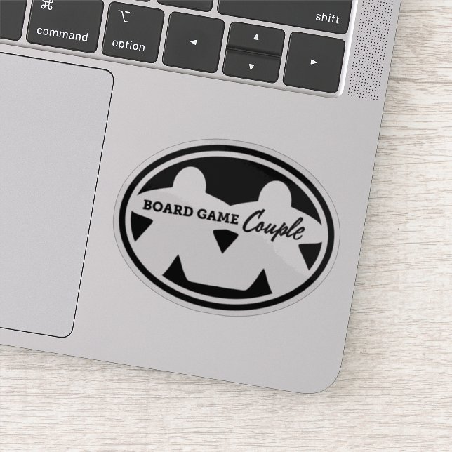 Board Game Couple Vinyl Sticker Klistermärken (Detalj)