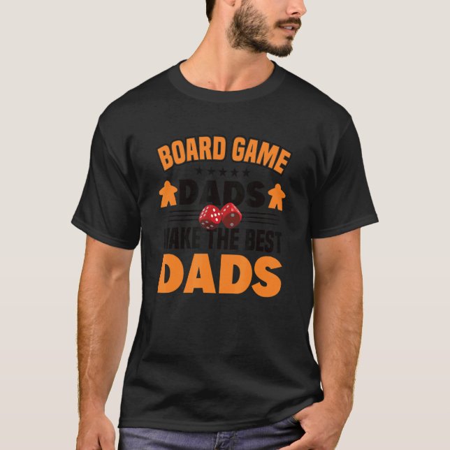 Board game dad board game board gamer tabletop t shirt (Framsida)