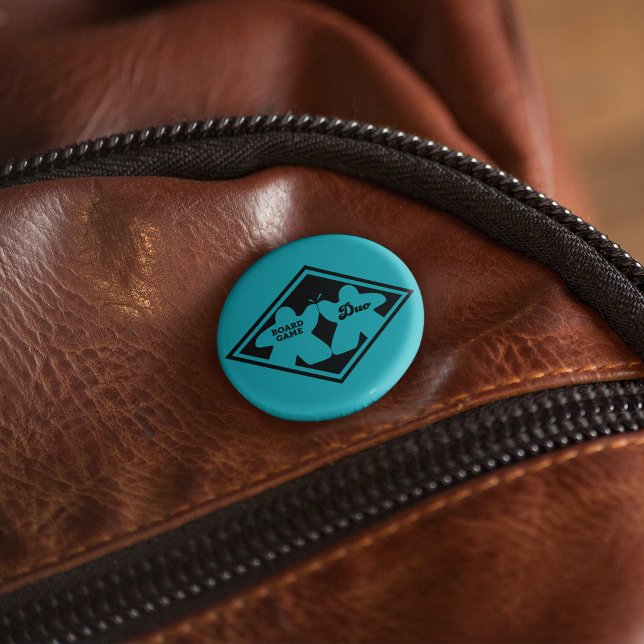 Board Game Duo Black Ram Pin Knapp (Skapare uppladdad)