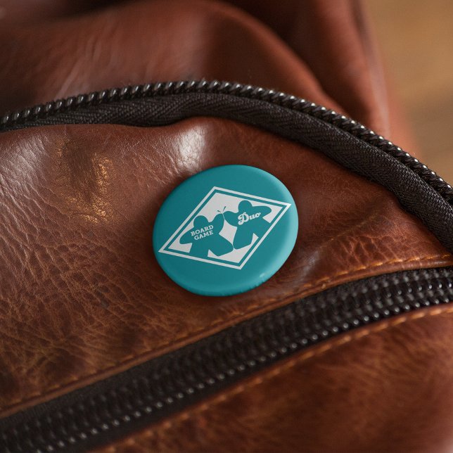 Board Game Duo White Ram Pin Knapp (Skapare uppladdad)