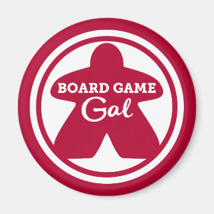 Board Game Gal White Ram Magnet