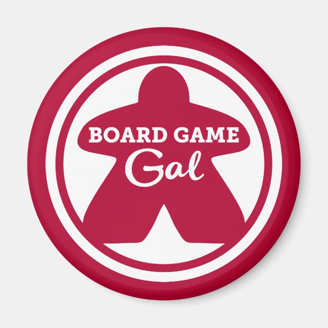 Board Game Gal White Ram Magnet (Framsidan)
