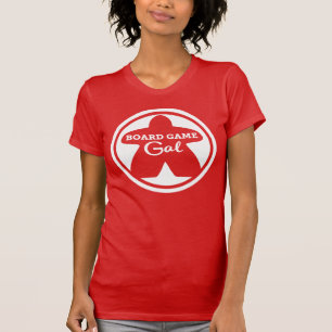 Board Game Gal White Ram Womens Shirt T