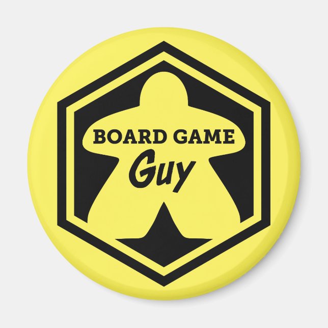 Board Game Guy Black Ram Magnet (Framsidan)