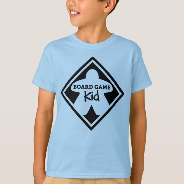 Board Game Kid Black Ram Boys Shirt T (Framsida)