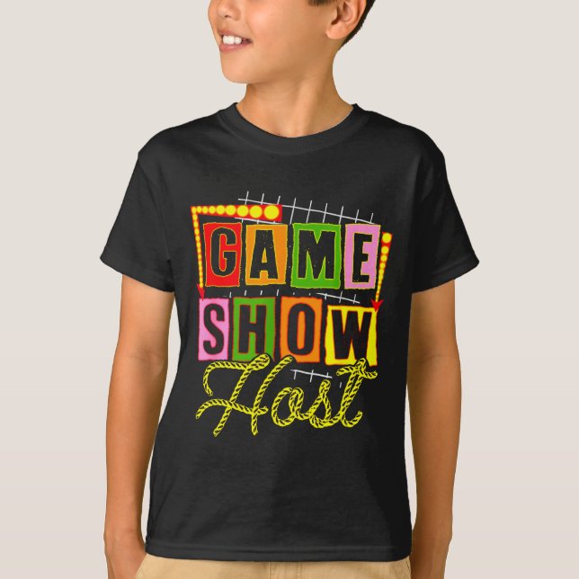 Board Game Lover Trivia Game Night Funny Game Show T Shirt (Framsida)