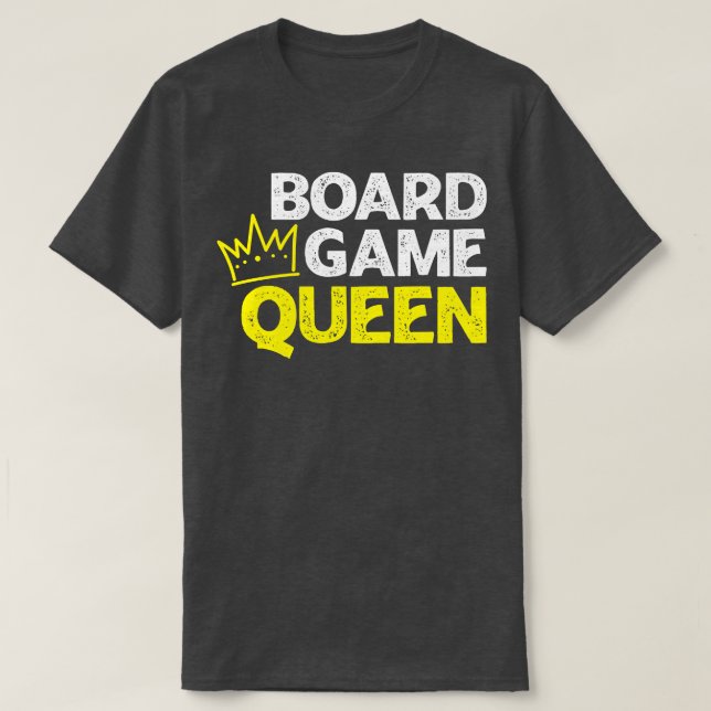 Board Game Queen T Shirt (Design framsida)