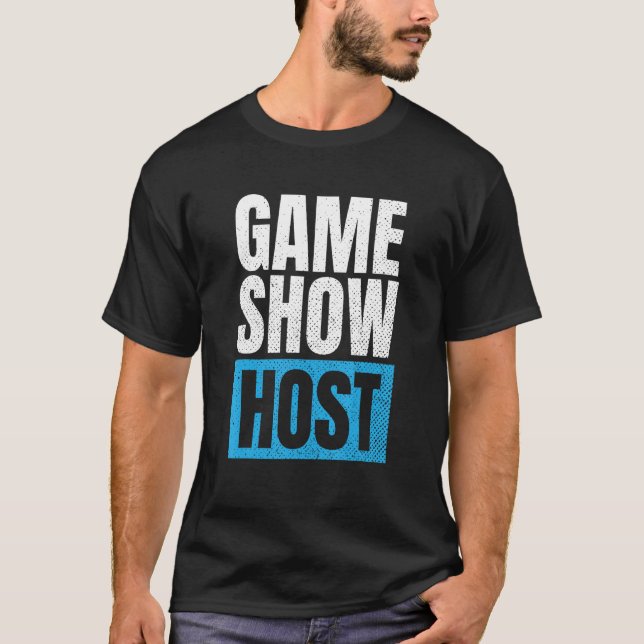 Board Game  Trivia Game Night  Game Show Host 1 T Shirt (Framsida)