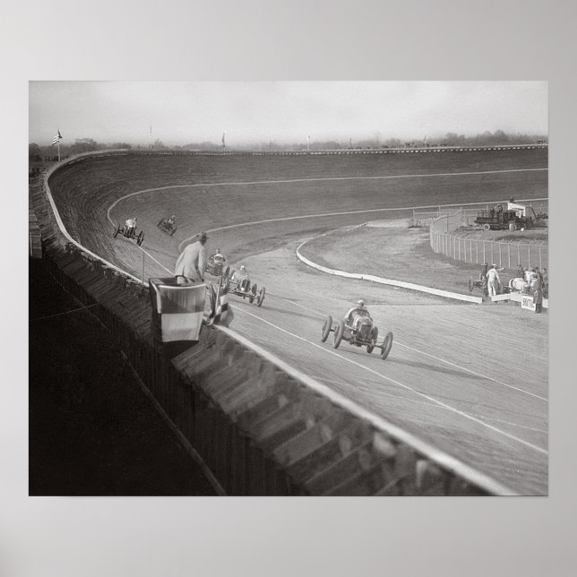 Board Track Speedway, 1925 Poster (Framsidan)