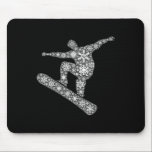 Boarder Snowflake God jul - Snöflingor Sno Musmatta<br><div class="desc">Boarder Snowflake God jul - Snöflingor Snowboarding</div>