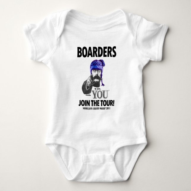 Boarders önskar vi dig! t shirt (Framsida)