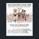 Boarding Groomer Hundar på den botaniska svarta pl Flygblad<br><div class="desc">Boarding Groomer Hundar på den botaniska svarta platsen</div>