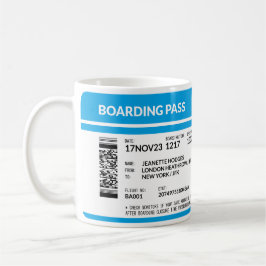 Boarding Pass 5000x1958 (blue) SFR Kaffemugg