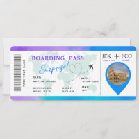 Boarding Pass Airline Biljett Surprise Resa