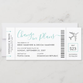 Boarding Pass Biljett Ändra datum Silver Flygplan Meddelande