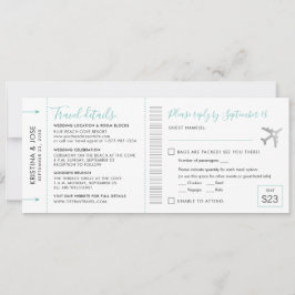 Boarding Pass Destination Biljett cut off OSA kort