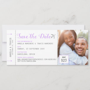Boarding Pass destination Lilac Spara datum