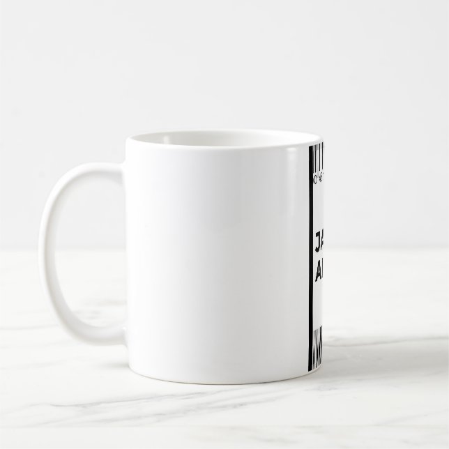 Boarding Pass Jamaica Mugg (Vänster)