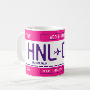 Boarding Pass Mugg - Skapad för Dig