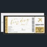 Boarding Pass Surprise Fake Airline Biljett<br><div class="desc">Detta är perfektens sätt att ge en överraskning till resa för vilket tillfälle som helst!</div>