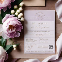 Boarding Passport Biljett Destinationsbröllop Inbjudningar