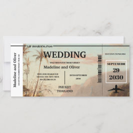 Boardingkortets destination Tropical Handflatan Tr