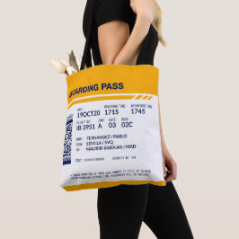 Boardingpass - Gult Tygkasse