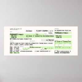 Boardingpass - Retro Poster