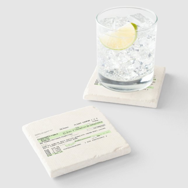 Boardingpass - Retro Stenunderlägg (Sidan)