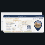 Boardingpass Surprise Airline Biljett bröllop Inbjudningar<br><div class="desc">Boarding Pass Surprise Resa,  bröllop biljett,  med en världskarta över destinationer,  Bröllop Pass,  Destination Wedding,  med QR-Osa.</div>