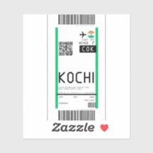 Boardingpass till Kochi Kerala (COK)