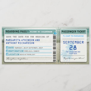 boardingpass utom biljett med sjön vågar spara datumet
