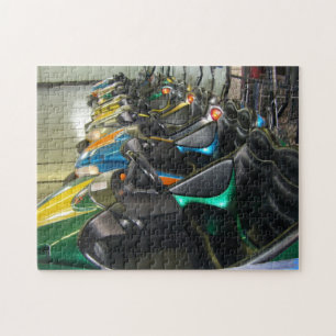 Boardpromenad Bumper Cars RehoBåde Beach, DE Photo Pussel