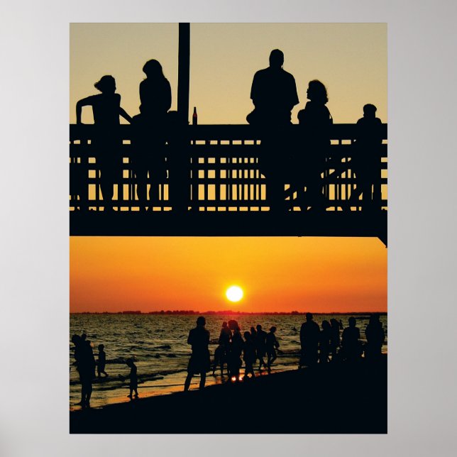 Boardpromenad Glow Poster (Framsidan)