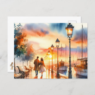 Boardpromenad Stroll Vykort